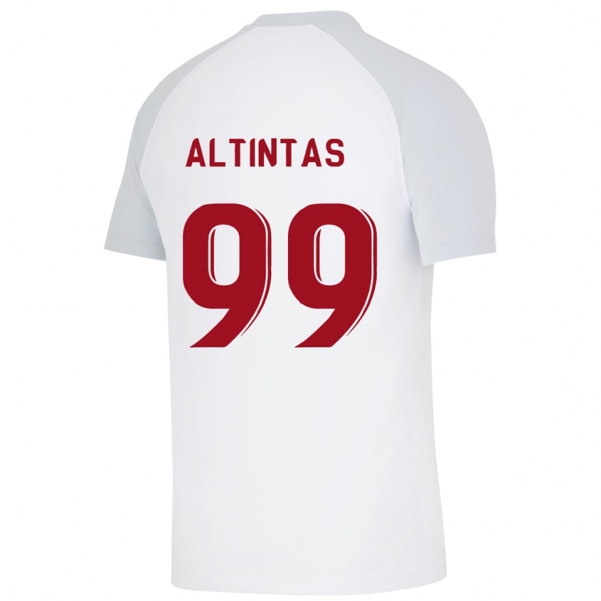 Kids Football Benan Altıntaş #99 White Away Jersey 2023/24 T-Shirt