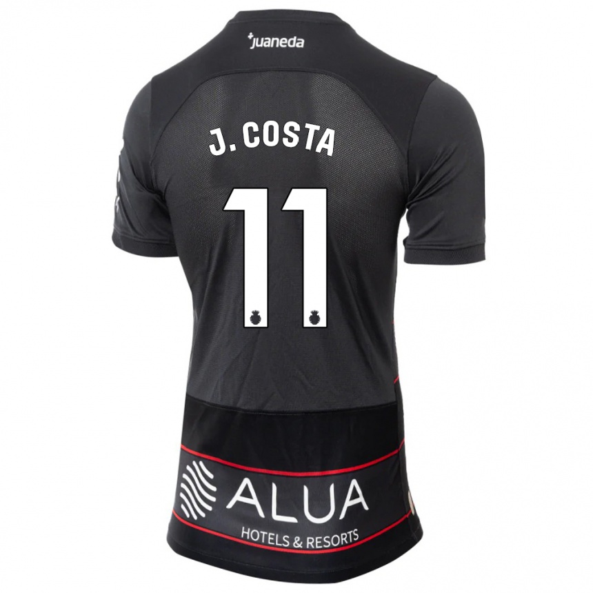 Kids Football Jaume Costa #11 Black Away Jersey 2023/24 T-Shirt