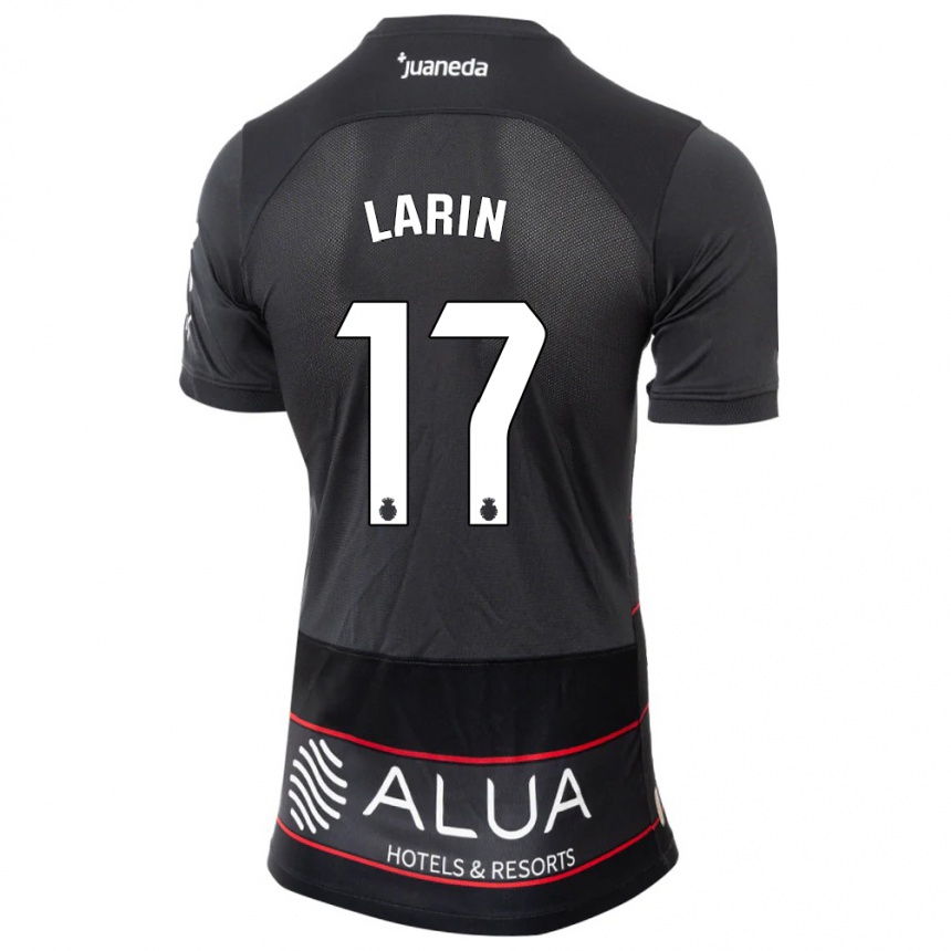 Kids Football Cyle Larin #17 Black Away Jersey 2023/24 T-Shirt