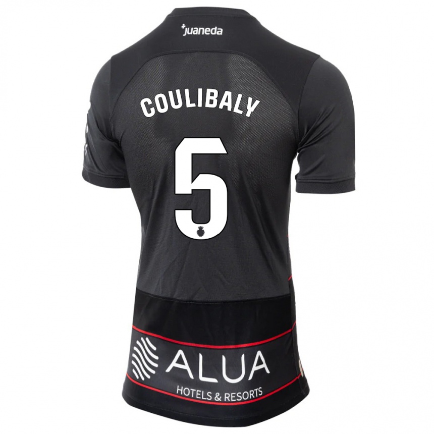 Kids Football Habib Anas Coulibaly #5 Black Away Jersey 2023/24 T-Shirt