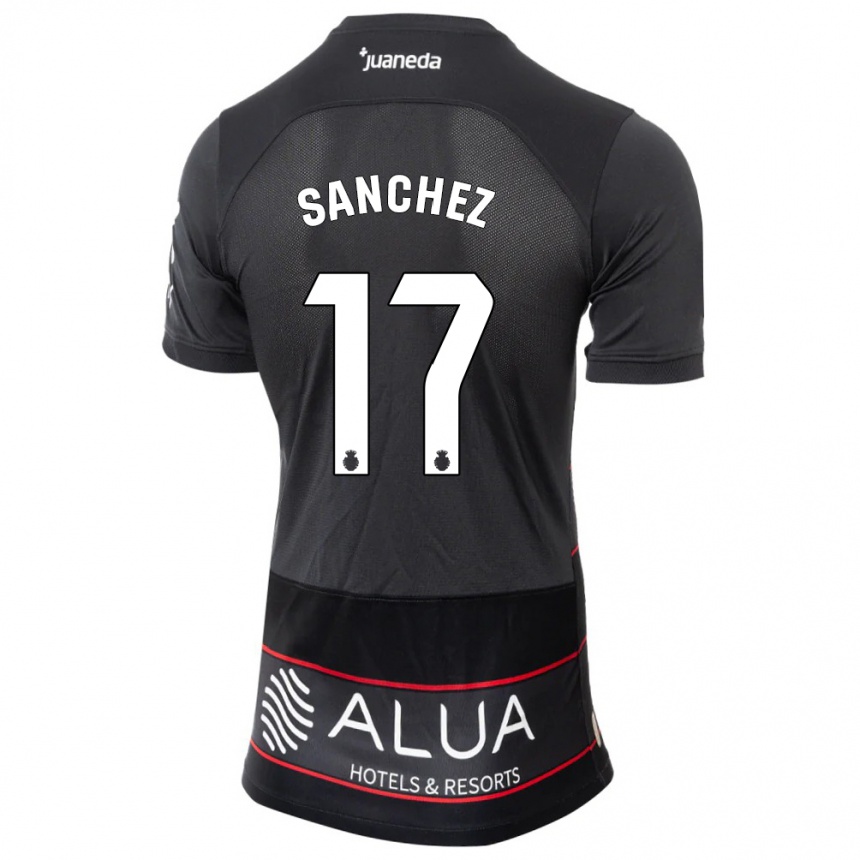 Kids Football Avelino Sánchez #17 Black Away Jersey 2023/24 T-Shirt