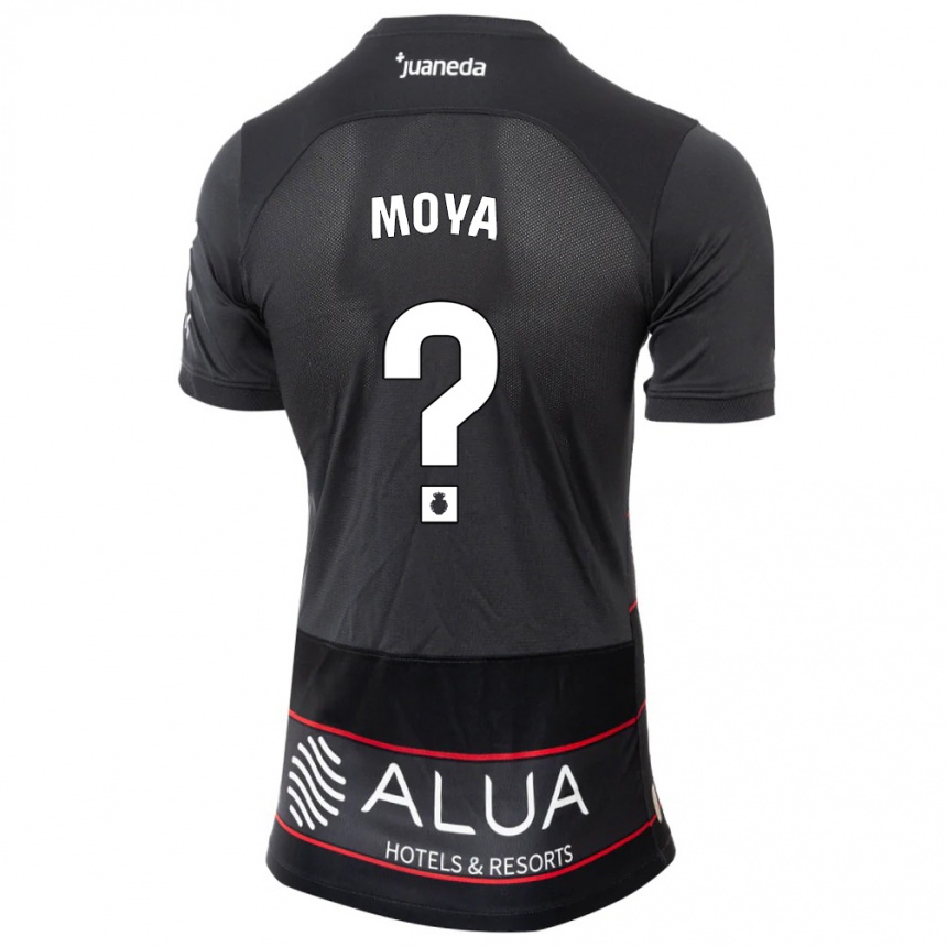 Kids Football Pablo Moyá #0 Black Away Jersey 2023/24 T-Shirt