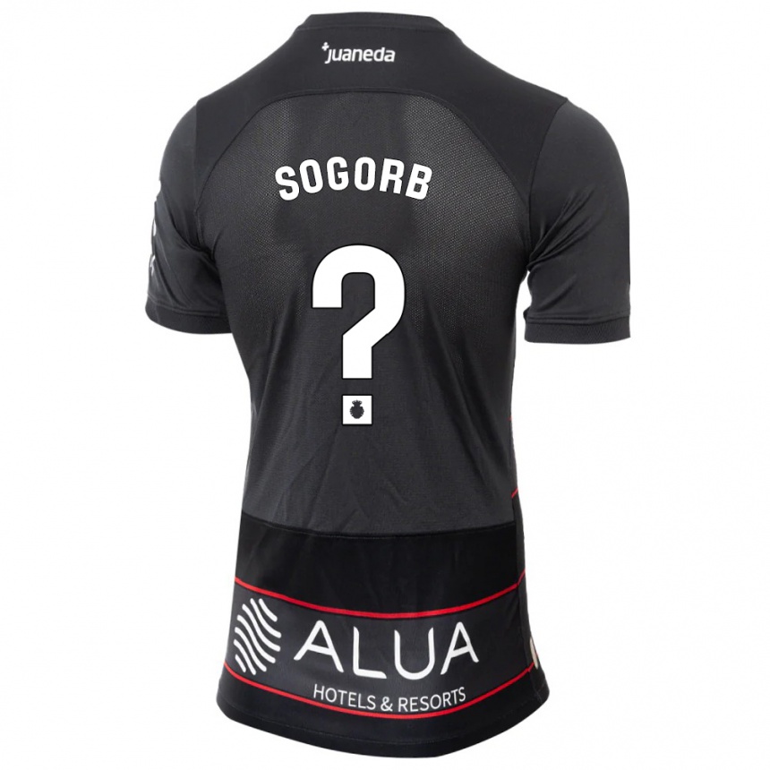 Kids Football Carles Sogorb #0 Black Away Jersey 2023/24 T-Shirt