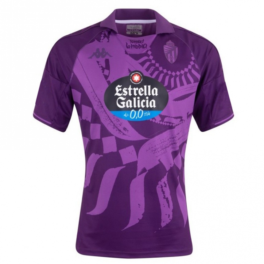 Kids Football Víctor Fernández #0 Violet Away Jersey 2023/24 T-Shirt