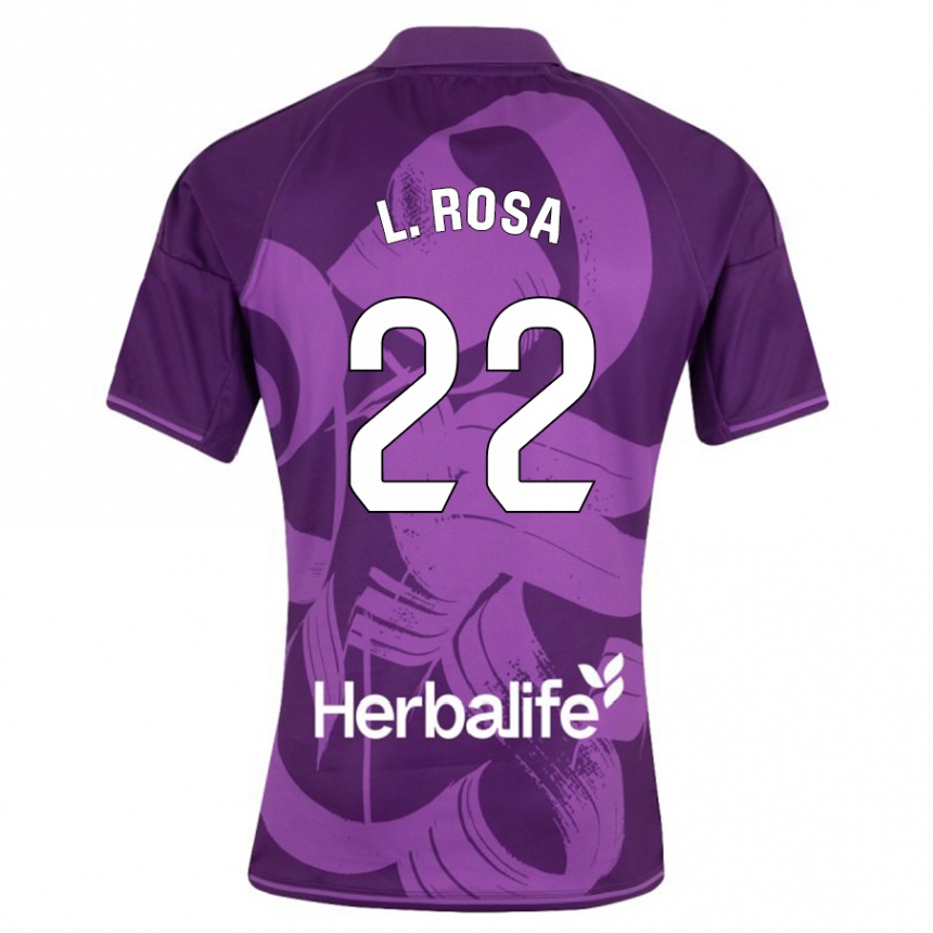 Kids Football Lucas Rosa #22 Violet Away Jersey 2023/24 T-Shirt