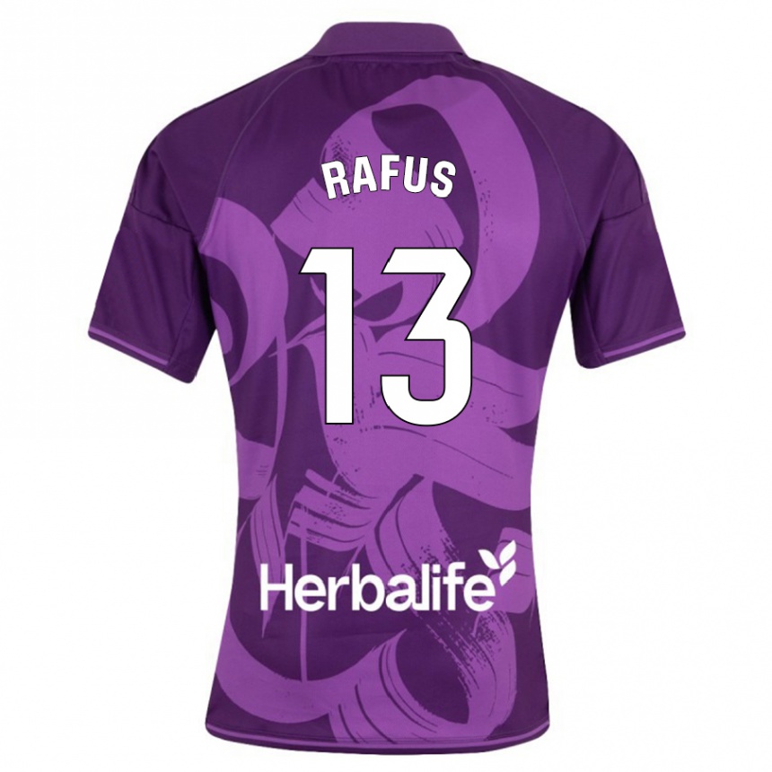 Kids Football Arnau Rafus #13 Violet Away Jersey 2023/24 T-Shirt