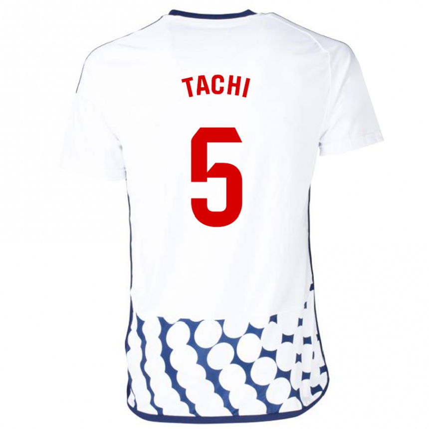 Kids Football Tachi #5 White Away Jersey 2023/24 T-Shirt