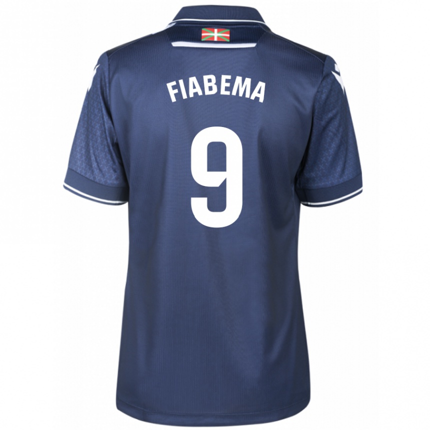 Kids Football Bryan Fiabema #9 Navy Away Jersey 2023/24 T-Shirt