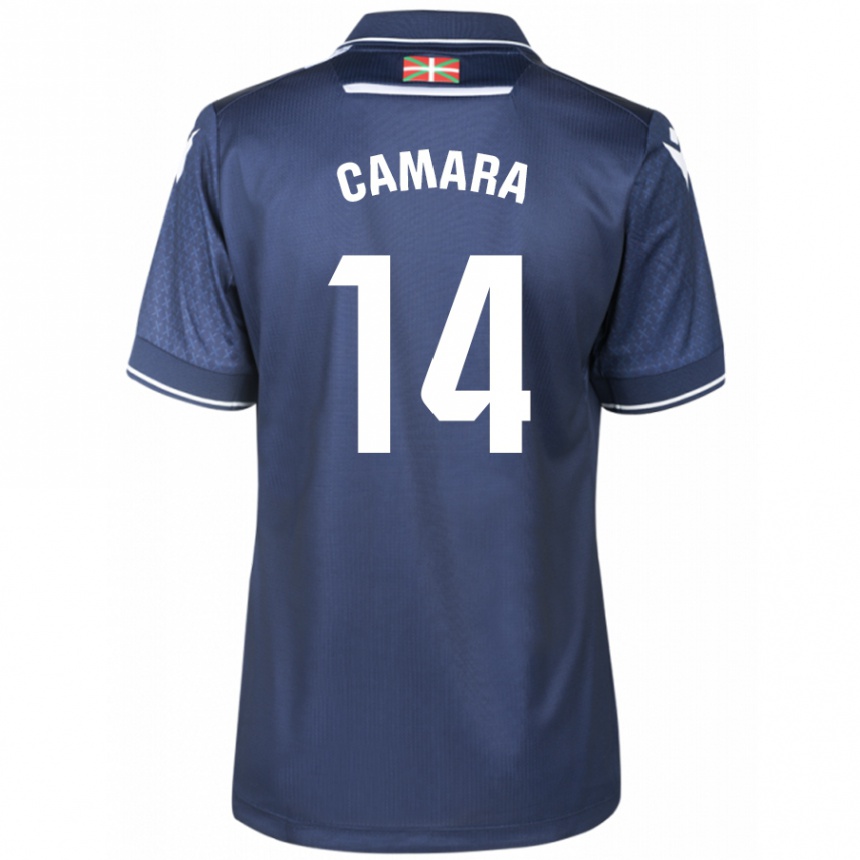 Kids Football Ibra Cámara #14 Navy Away Jersey 2023/24 T-Shirt