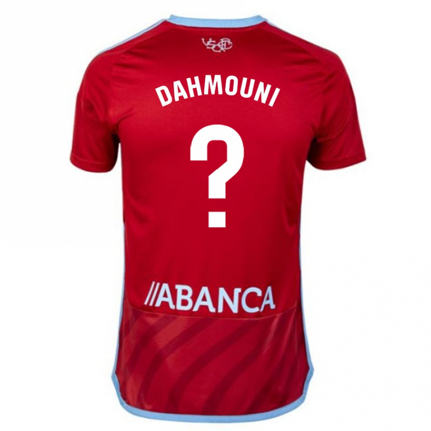 Kids Football Moha Dahmouni #0 Red Away Jersey 2023/24 T-Shirt