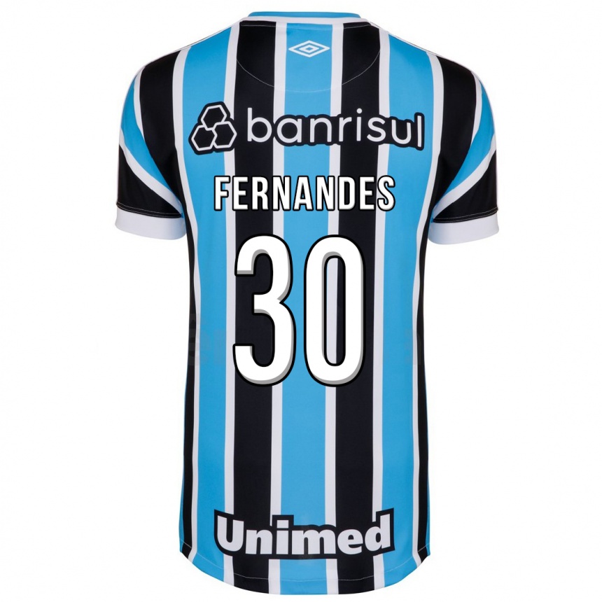 Men Football Raquel Fernandes #30 Blue Home Jersey 2023/24 T-Shirt