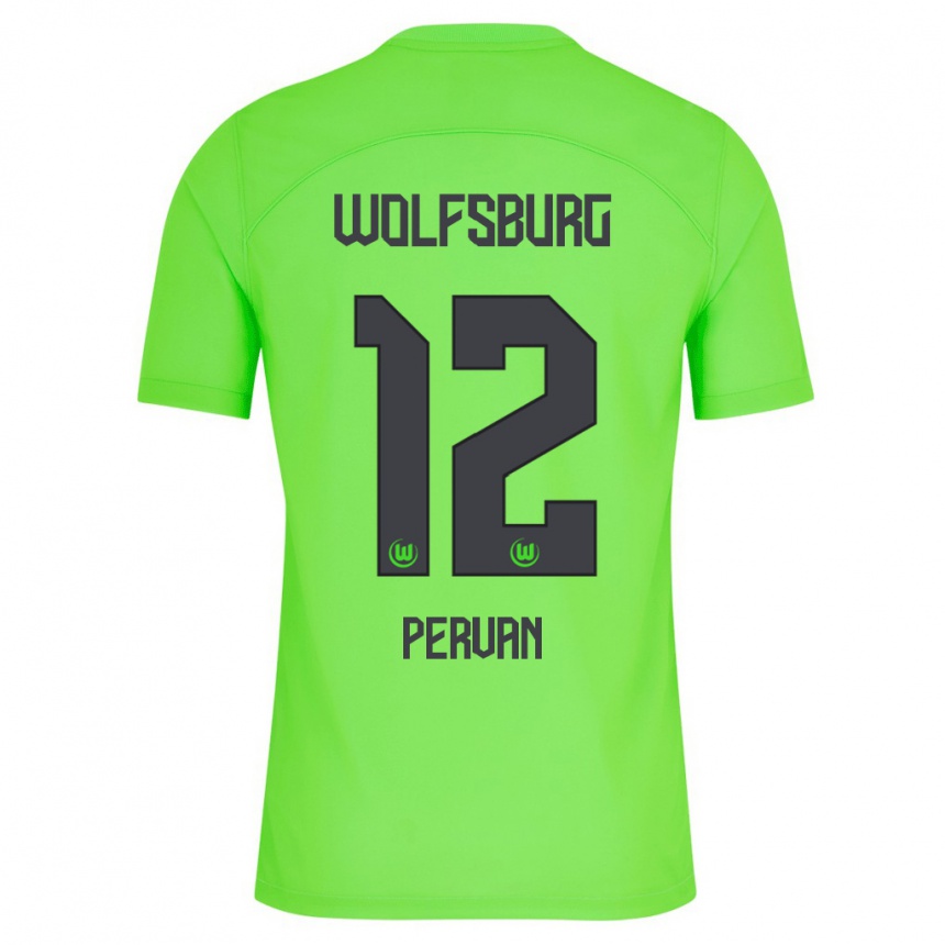 Men Football Pavao Pervan #12 Green Home Jersey 2023/24 T-Shirt