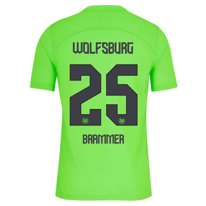 Men Football Ole Brammer #25 Green Home Jersey 2023/24 T-Shirt