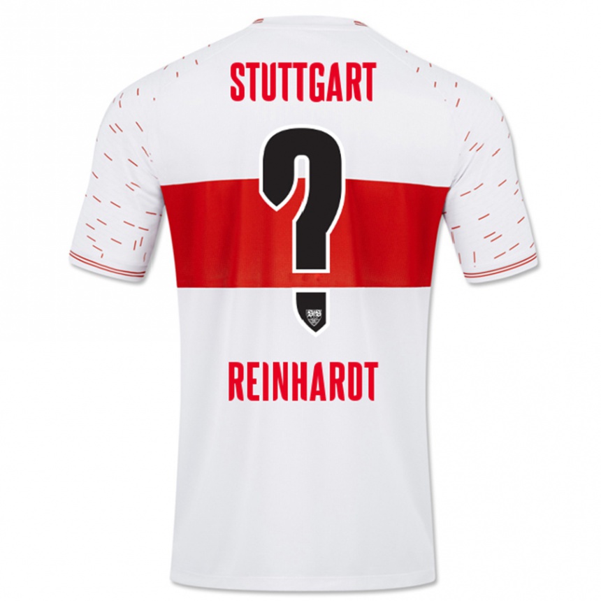 Men Football Peter Reinhardt #0 White Home Jersey 2023/24 T-Shirt