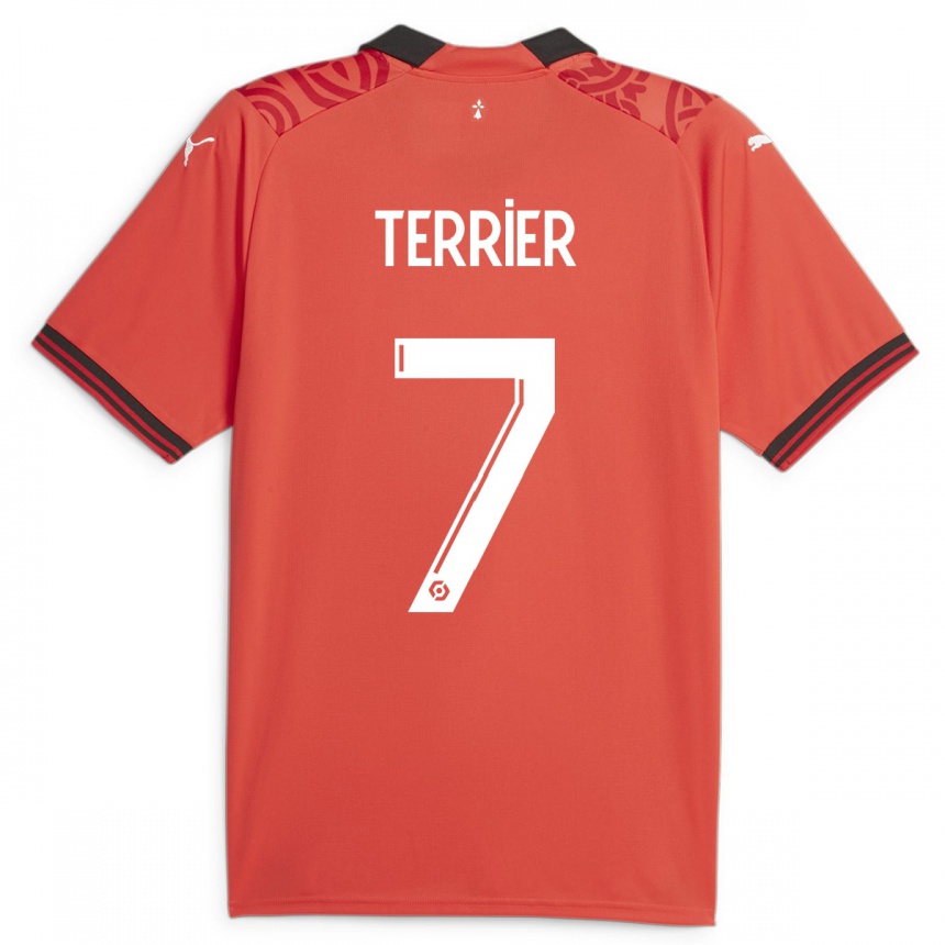 Men Football Martin Terrier #7 Red Home Jersey 2023/24 T-Shirt