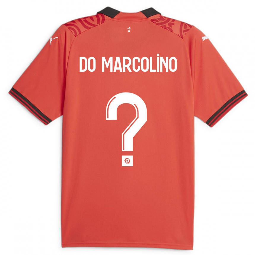 Men Football Arsène Do Marcolino #0 Red Home Jersey 2023/24 T-Shirt