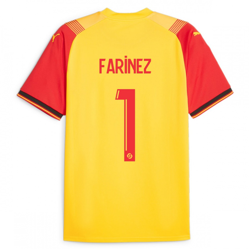 Men Football Wuilker Fariñez #1 Yellow Home Jersey 2023/24 T-Shirt