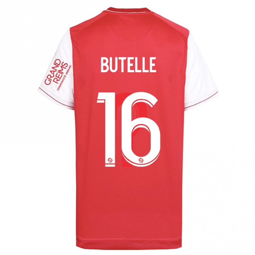 Men Football Ludovic Butelle #16 Red Home Jersey 2023/24 T-Shirt