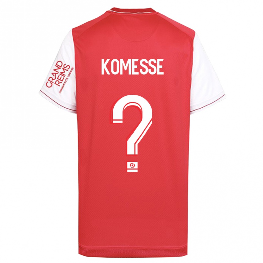 Men Football Josias Sabone Komesse #0 Red Home Jersey 2023/24 T-Shirt
