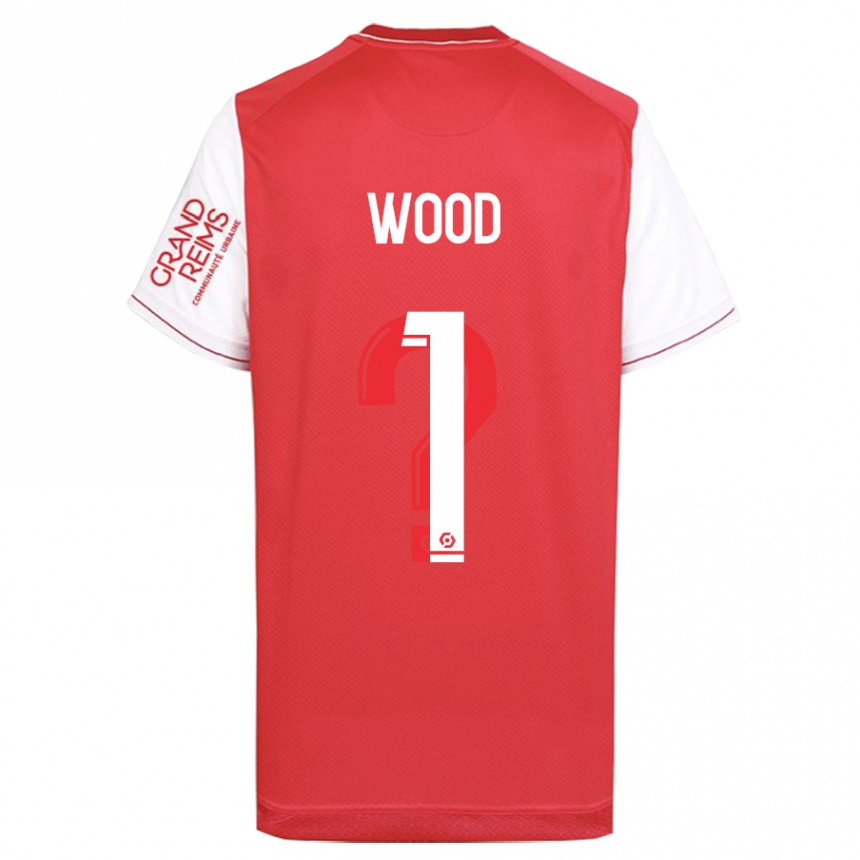 Men Football Mackenzie Wood #1 Red Home Jersey 2023/24 T-Shirt