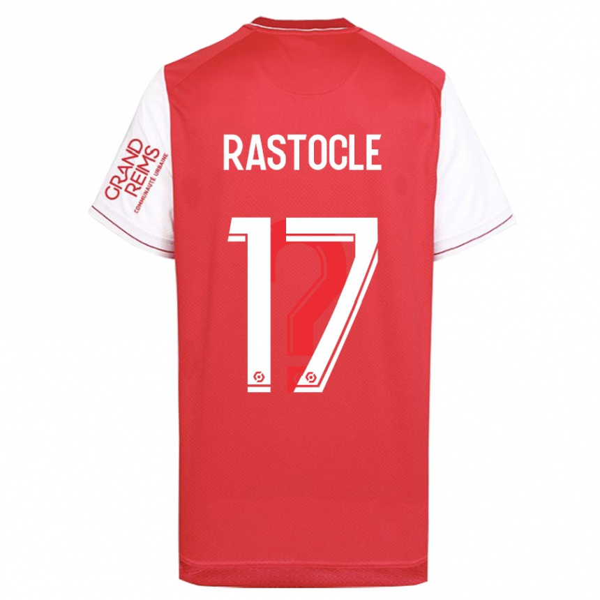 Men Football Jade Rastocle #17 Red Home Jersey 2023/24 T-Shirt