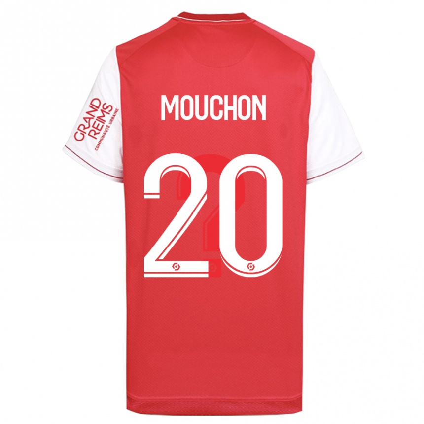 Men Football Noemie Mouchon #20 Red Home Jersey 2023/24 T-Shirt