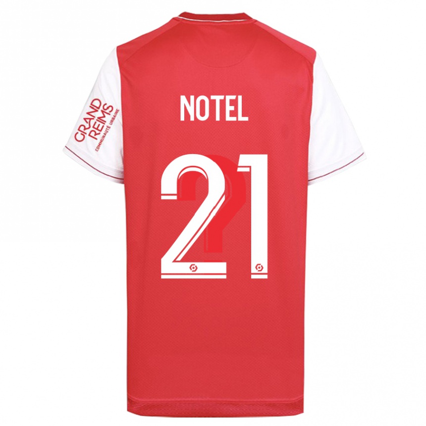 Men Football Lea Notel #21 Red Home Jersey 2023/24 T-Shirt