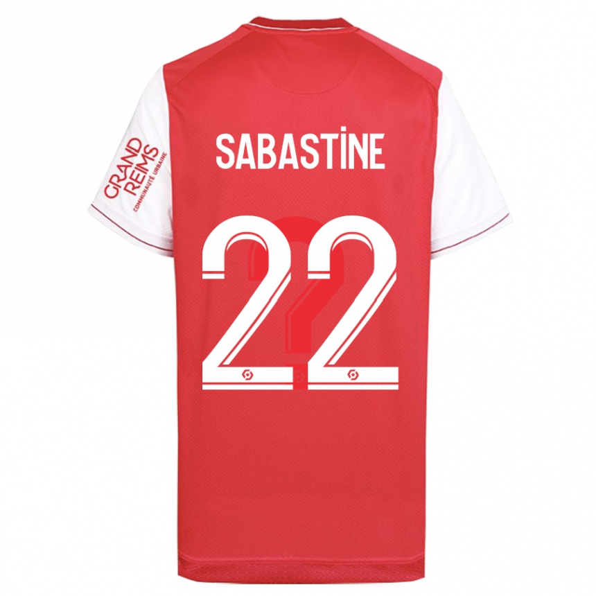 Men Football Flourish Chioma Sabastine #22 Red Home Jersey 2023/24 T-Shirt