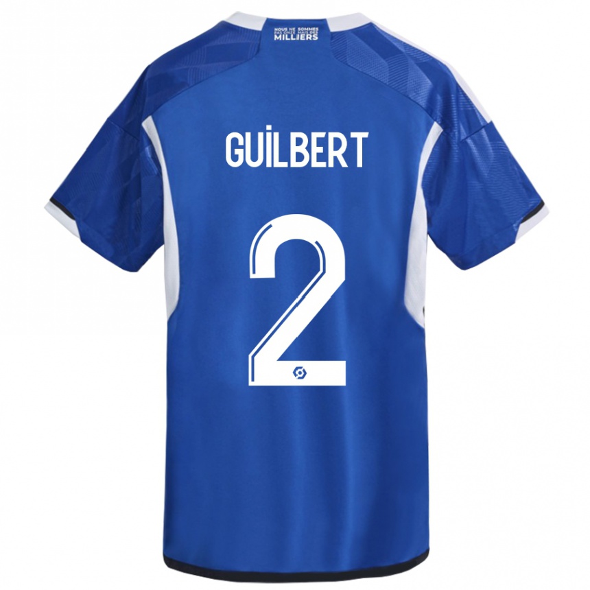 Men Football Frederic Guilbert #2 Blue Home Jersey 2023/24 T-Shirt