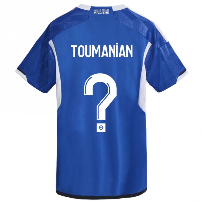Men Football Anthony Toumanian #0 Blue Home Jersey 2023/24 T-Shirt