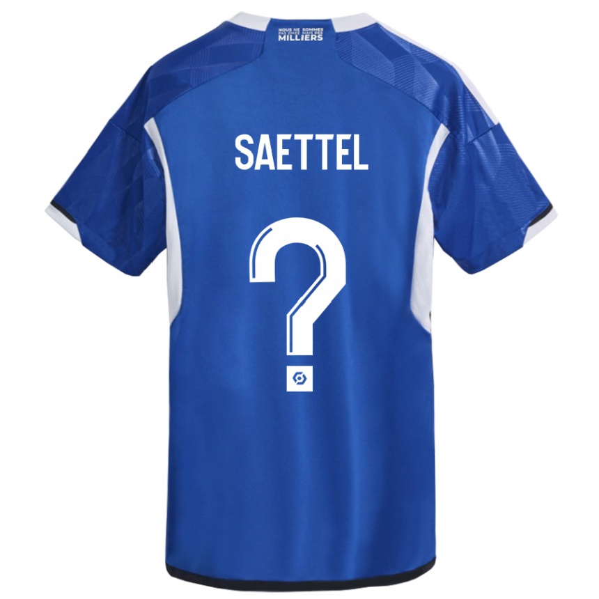 Men Football Tom Saettel #0 Blue Home Jersey 2023/24 T-Shirt