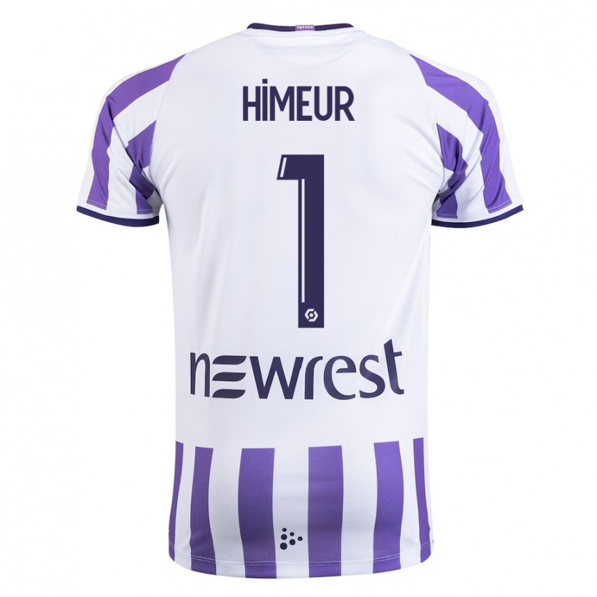 Men Football Thomas Himeur #1 White Home Jersey 2023/24 T-Shirt