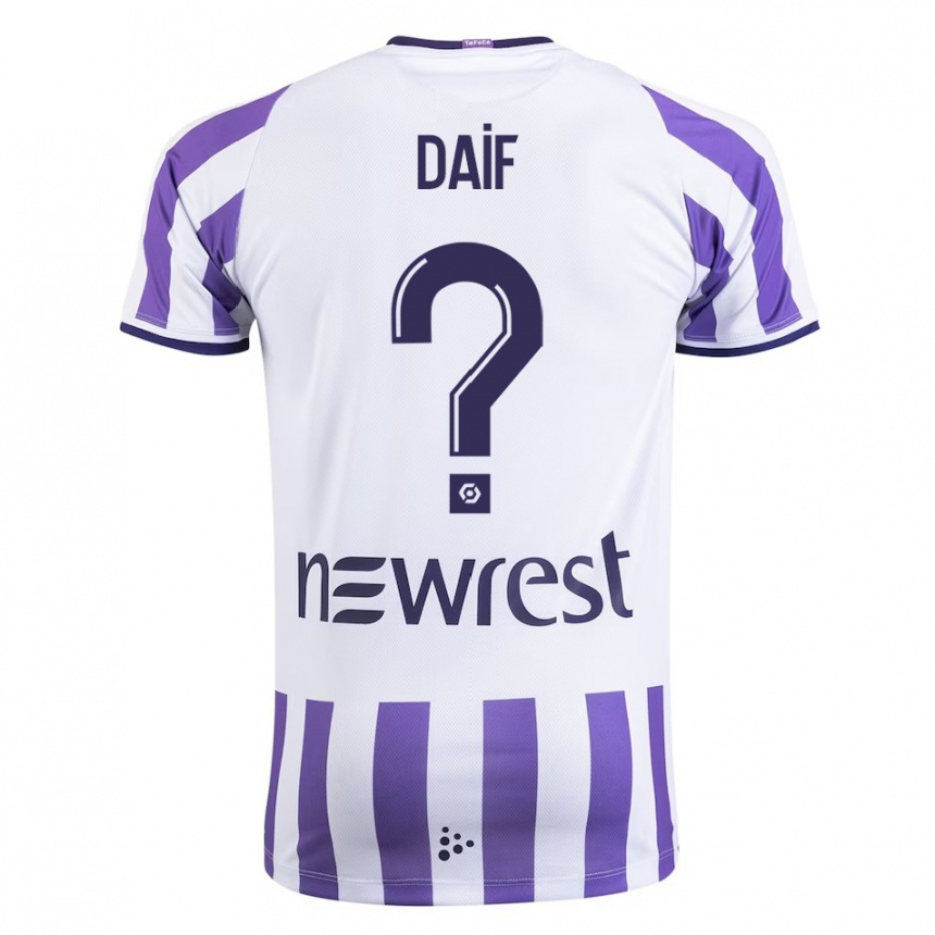 Men Football Mouhamed Daif #0 White Home Jersey 2023/24 T-Shirt