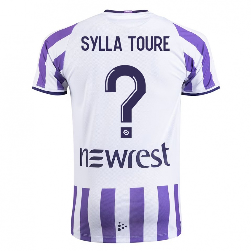 Men Football Ismael Sylla Touré #0 White Home Jersey 2023/24 T-Shirt