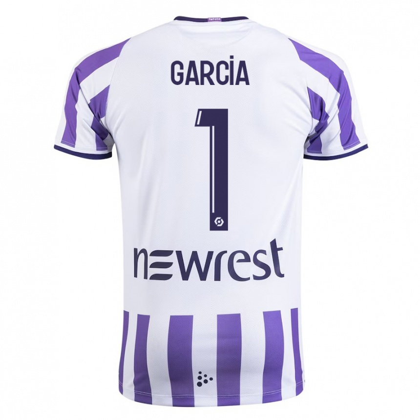 Men Football Deborah Garcia #1 White Home Jersey 2023/24 T-Shirt