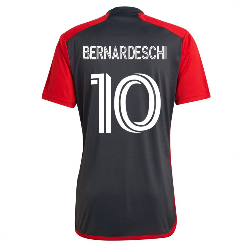 Men Football Federico Bernardeschi #10 Grey Home Jersey 2023/24 T-Shirt
