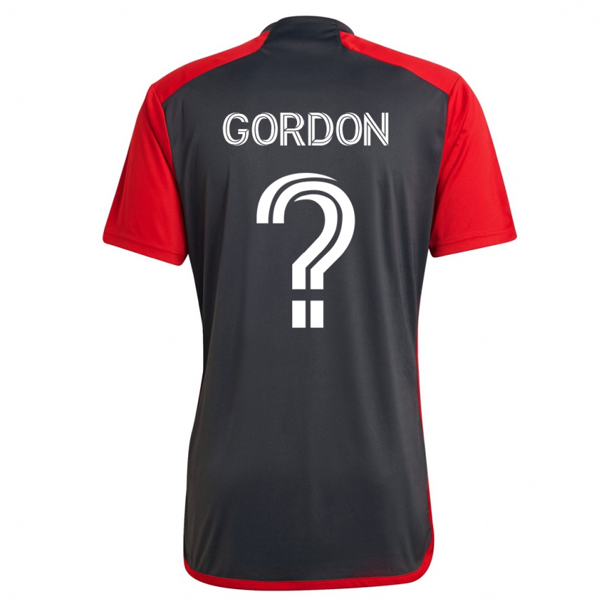 Men Football Joshua Gordon #0 Grey Home Jersey 2023/24 T-Shirt