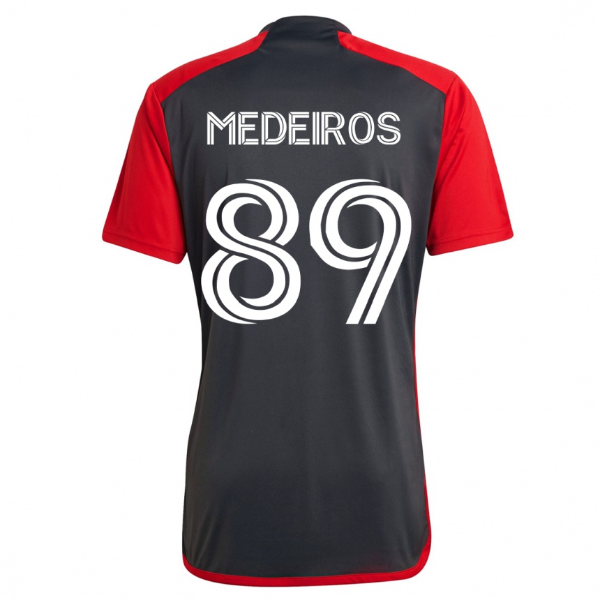 Men Football Matthew Medeiros #89 Grey Home Jersey 2023/24 T-Shirt
