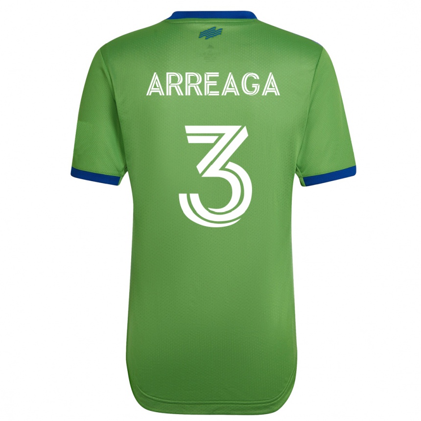 Men Football Xavier Arreaga #3 Green Home Jersey 2023/24 T-Shirt