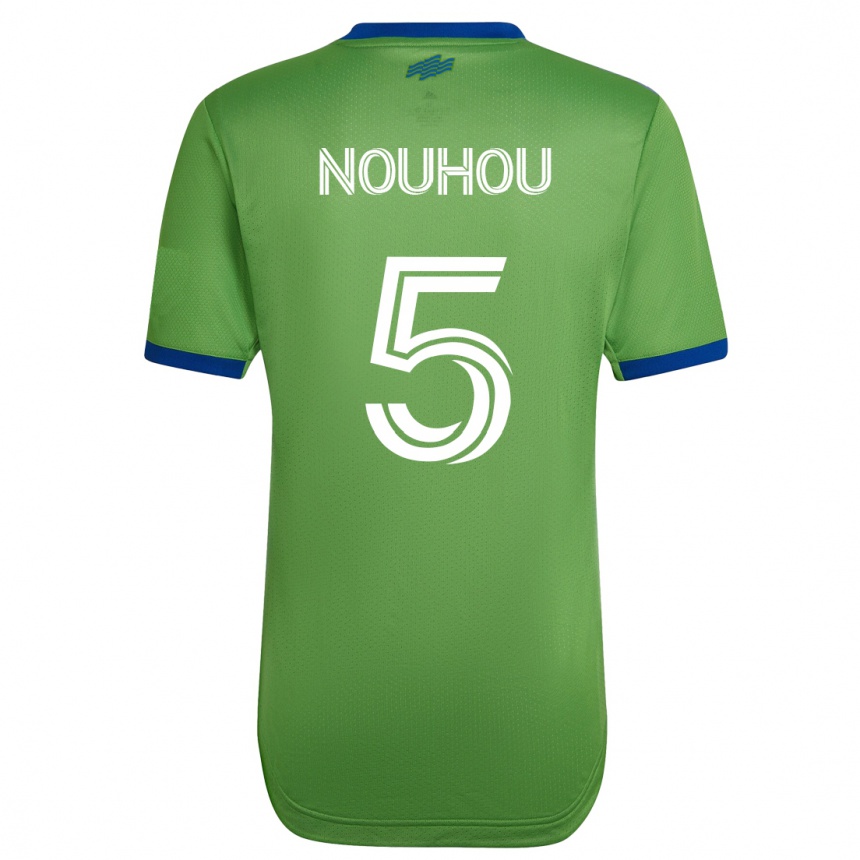 Men Football Nouhou #5 Green Home Jersey 2023/24 T-Shirt