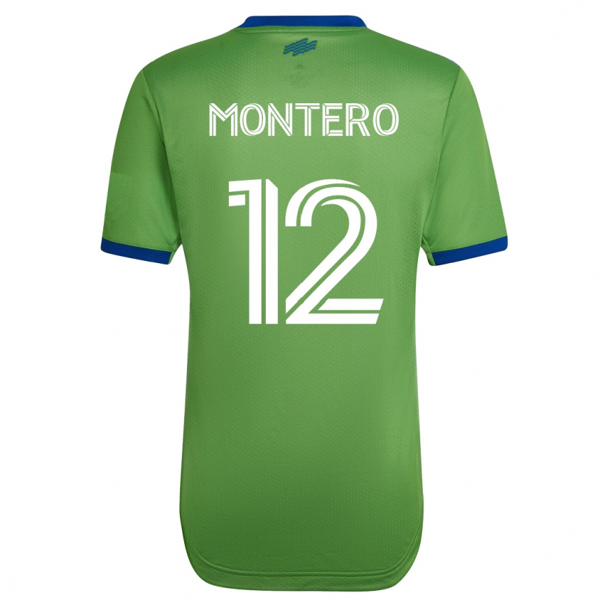 Men Football Fredy Montero #12 Green Home Jersey 2023/24 T-Shirt