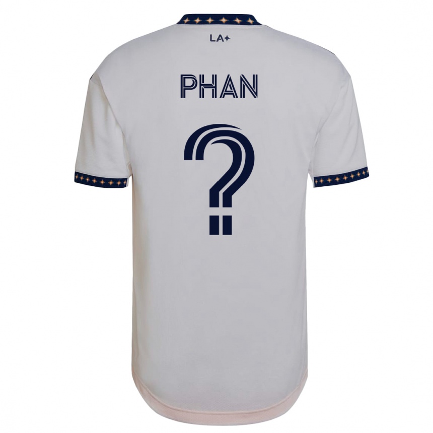 Men Football Brett Phan #0 White Home Jersey 2023/24 T-Shirt