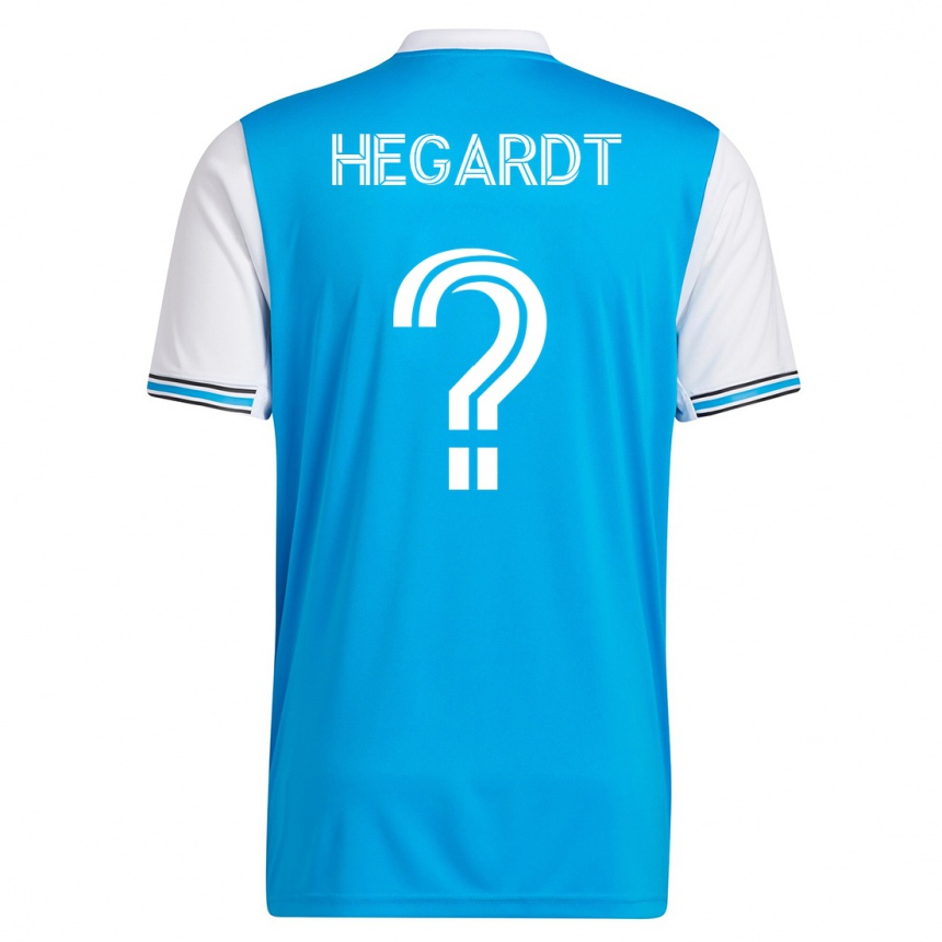 Men Football Chris Hegardt #0 Blue Home Jersey 2023/24 T-Shirt