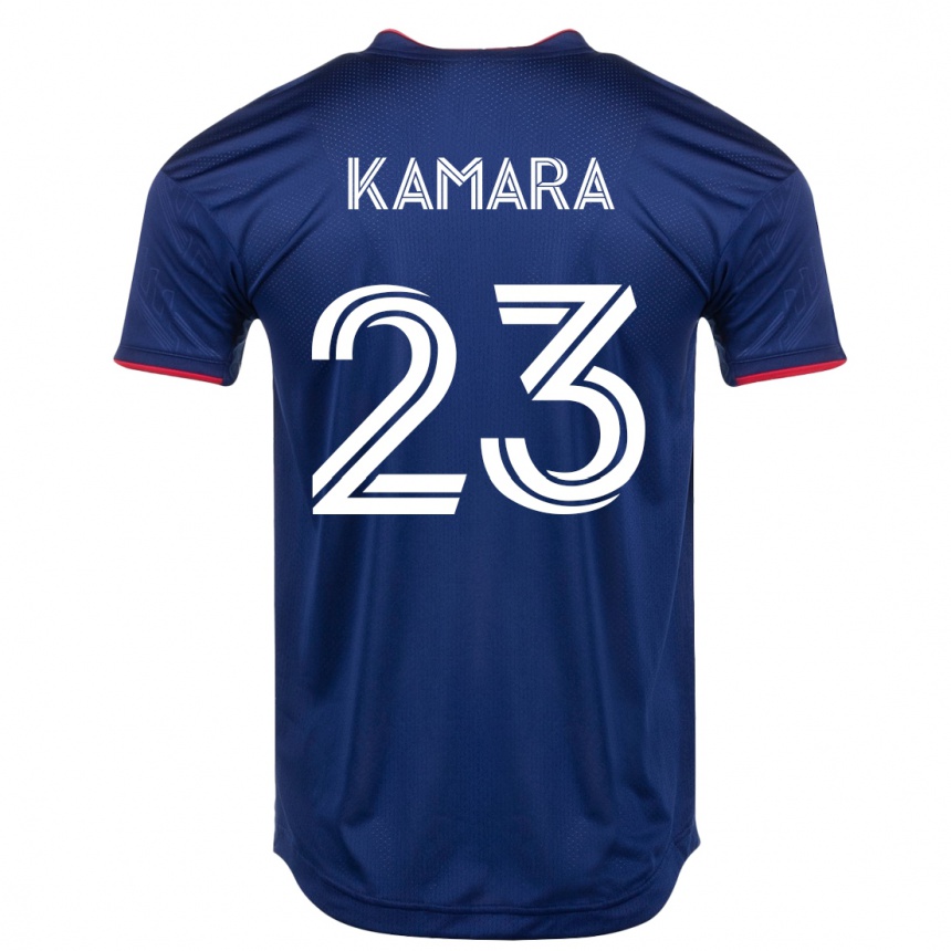 Men Football Kei Kamara #23 Navy Home Jersey 2023/24 T-Shirt