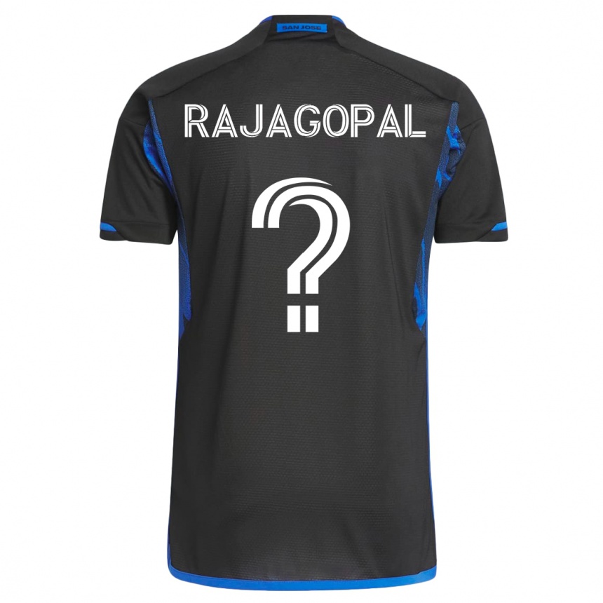 Men Football Rohan Rajagopal #0 Blue Black Home Jersey 2023/24 T-Shirt