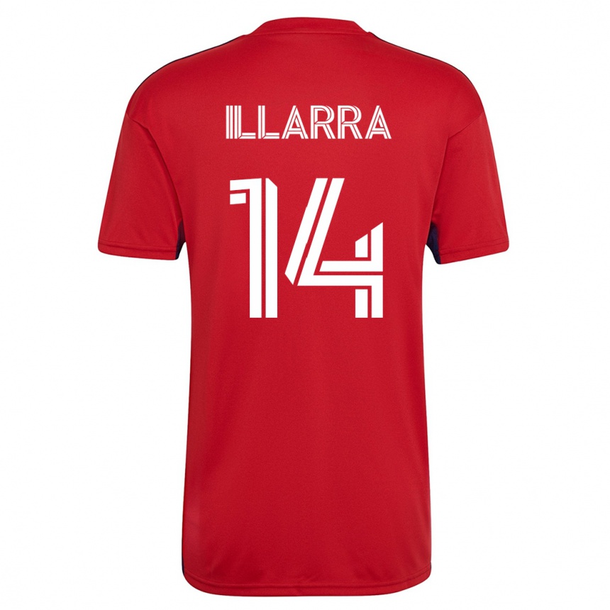 Men Football Asier Illarramendi #14 Red Home Jersey 2023/24 T-Shirt