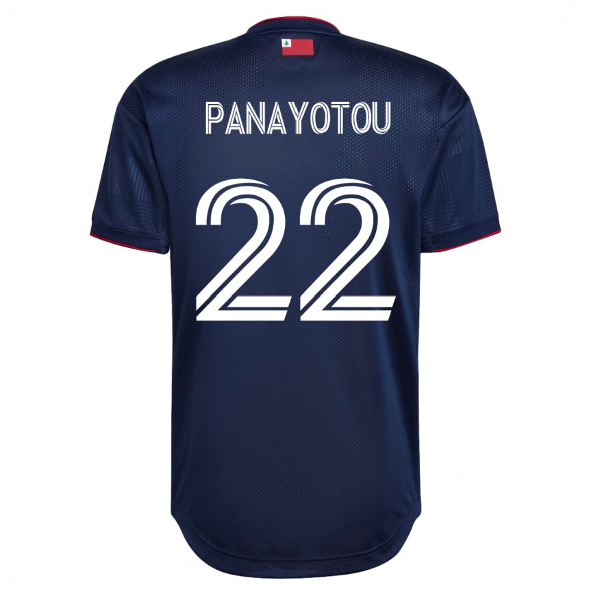 Men Football Jack Panayotou #22 Navy Home Jersey 2023/24 T-Shirt