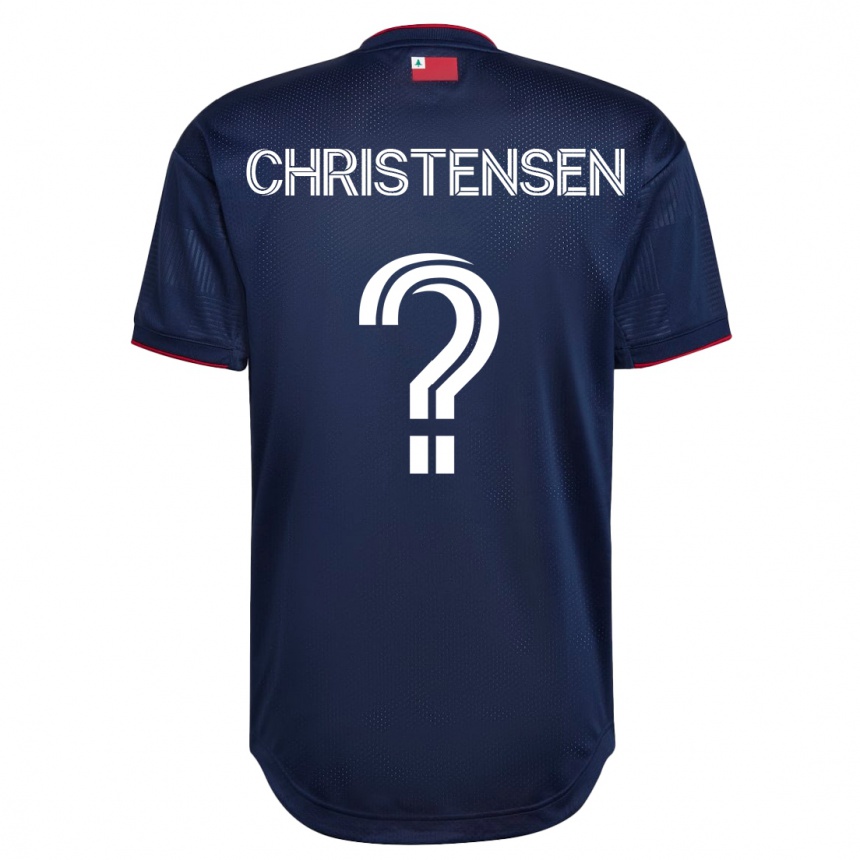 Men Football Kevin Christensen #0 Navy Home Jersey 2023/24 T-Shirt