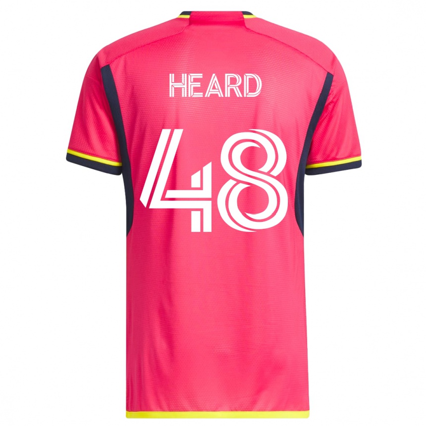 Men Football Aaron Heard #48 Pink Home Jersey 2023/24 T-Shirt