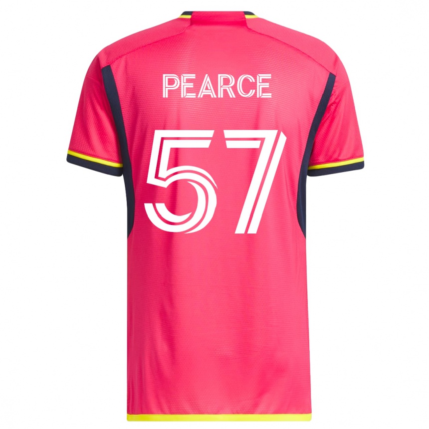 Men Football Tyson Pearce #57 Pink Home Jersey 2023/24 T-Shirt